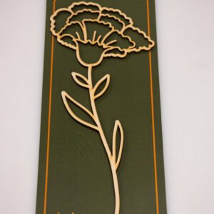 Geboortebloem - Januari (anjer)