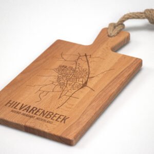 Borrelplank met gravure - Hilvarenbeek