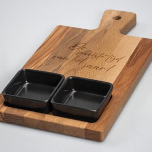 Borrelplank met gravure - Mooiste tijd van het jaar